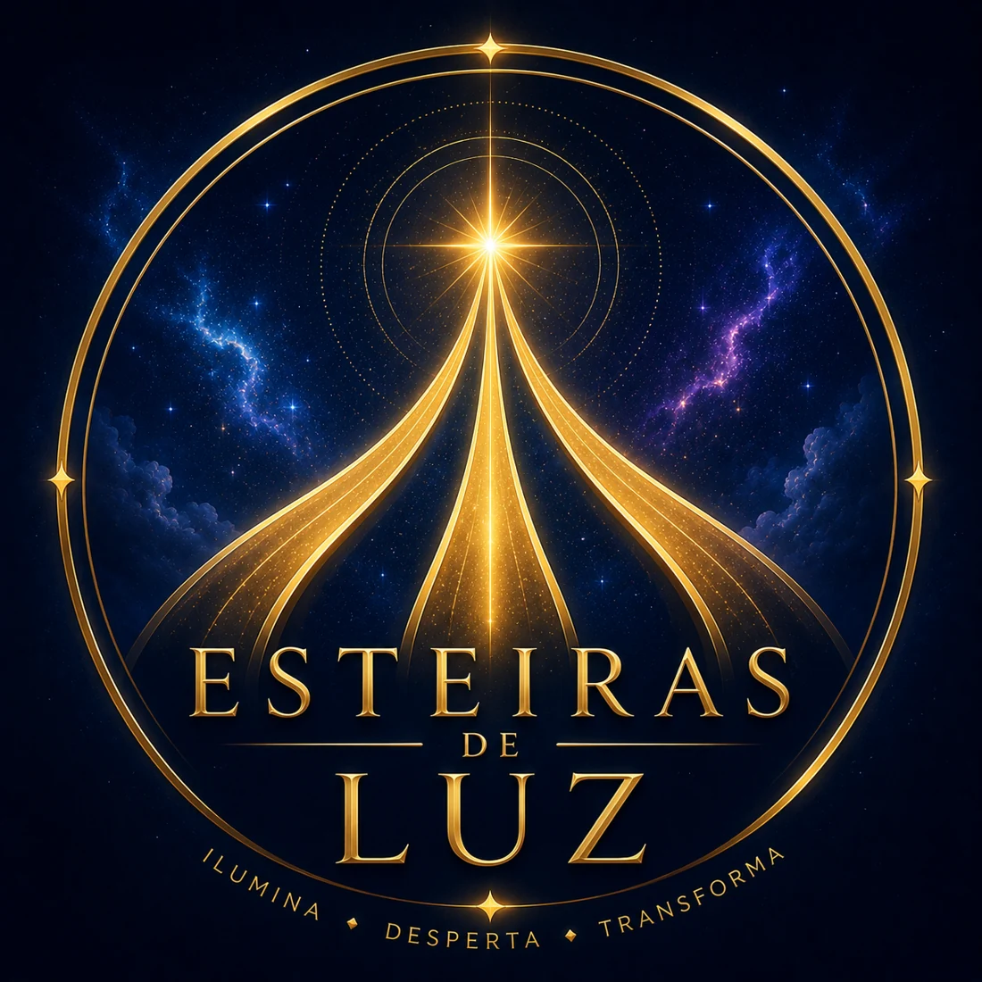 Logo oficial Esteiras de Luz — Ilumina, Desperta, Transforma